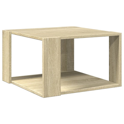 Tavolino Salotto Rovere Sonoma 51,5x51,5x30cm Legno Multistrato | homemem39
