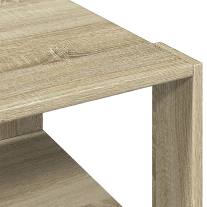 Tavolino Salotto Rovere Sonoma 51,5x51,5x30cm Legno Multistrato