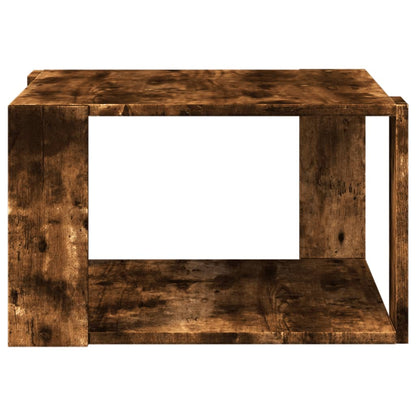 Tavolino Salotto Rovere Fumo 51,5x51,5x30cm Legno Multistrato