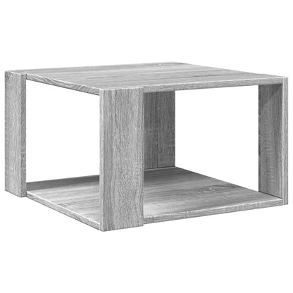 Tavolino Salotto Grigio Sonoma 51,5x51,5x30cm Legno Multistrato