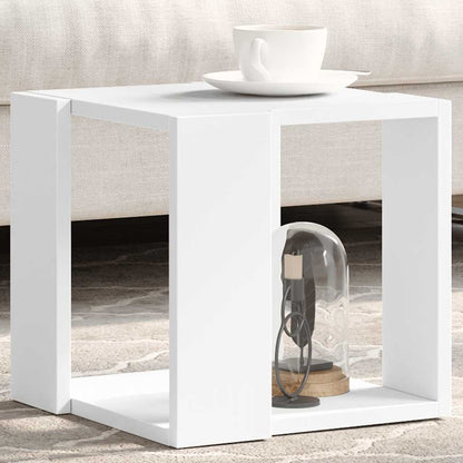 Tavolino da Salotto Bianco 32x32x30 cm in Legno Multistrato | homemem39