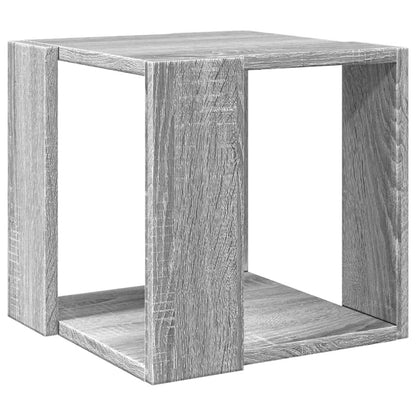 Tavolino da Salotto Grigio Sonoma 32x32x30cm Legno Multistrato