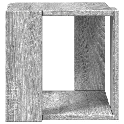 Tavolino da Salotto Grigio Sonoma 32x32x30cm Legno Multistrato