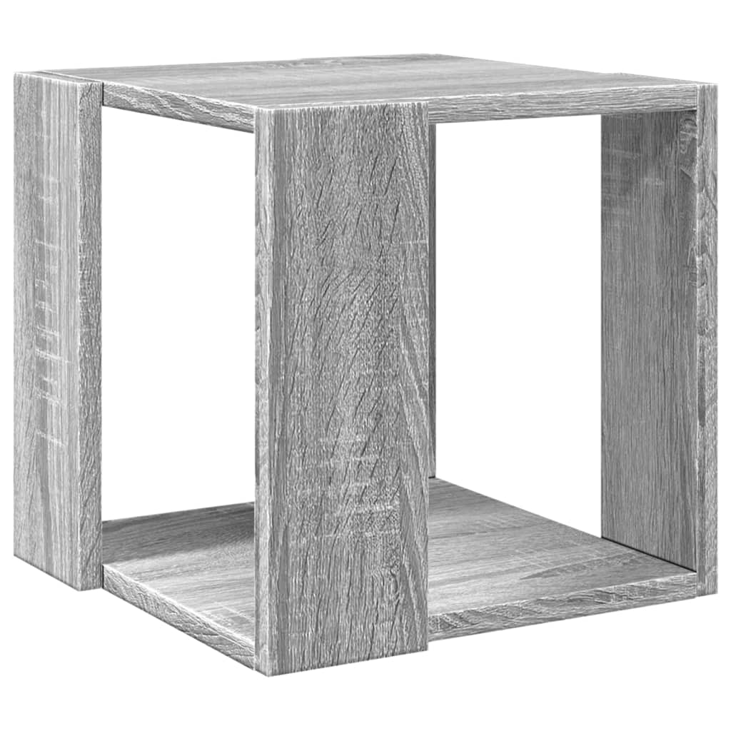 Tavolino da Salotto Grigio Sonoma 32x32x30cm Legno Multistrato