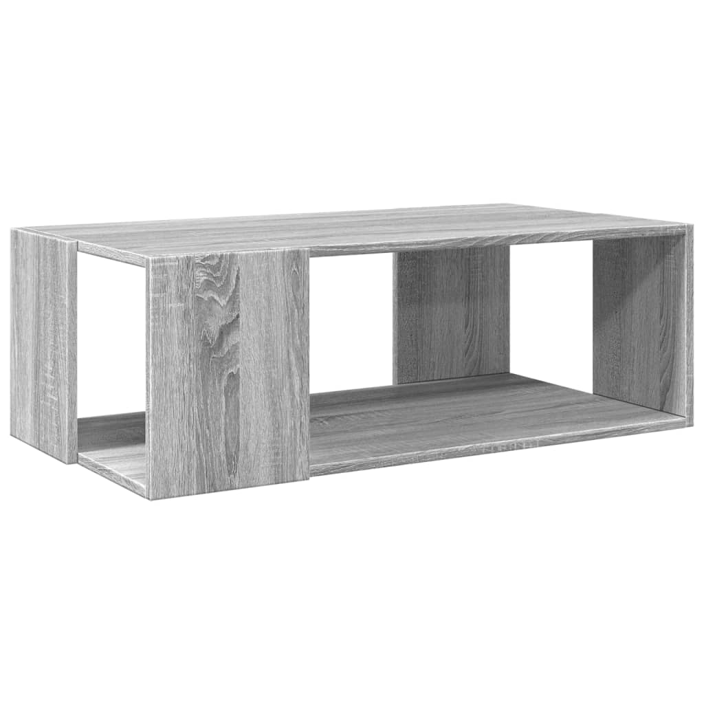 Tavolino Salotto Grigio Sonoma 89,5x48x30 cm Legno Multistrato