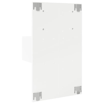 Comodino a Parete con Luci LED Bianco - homemem39