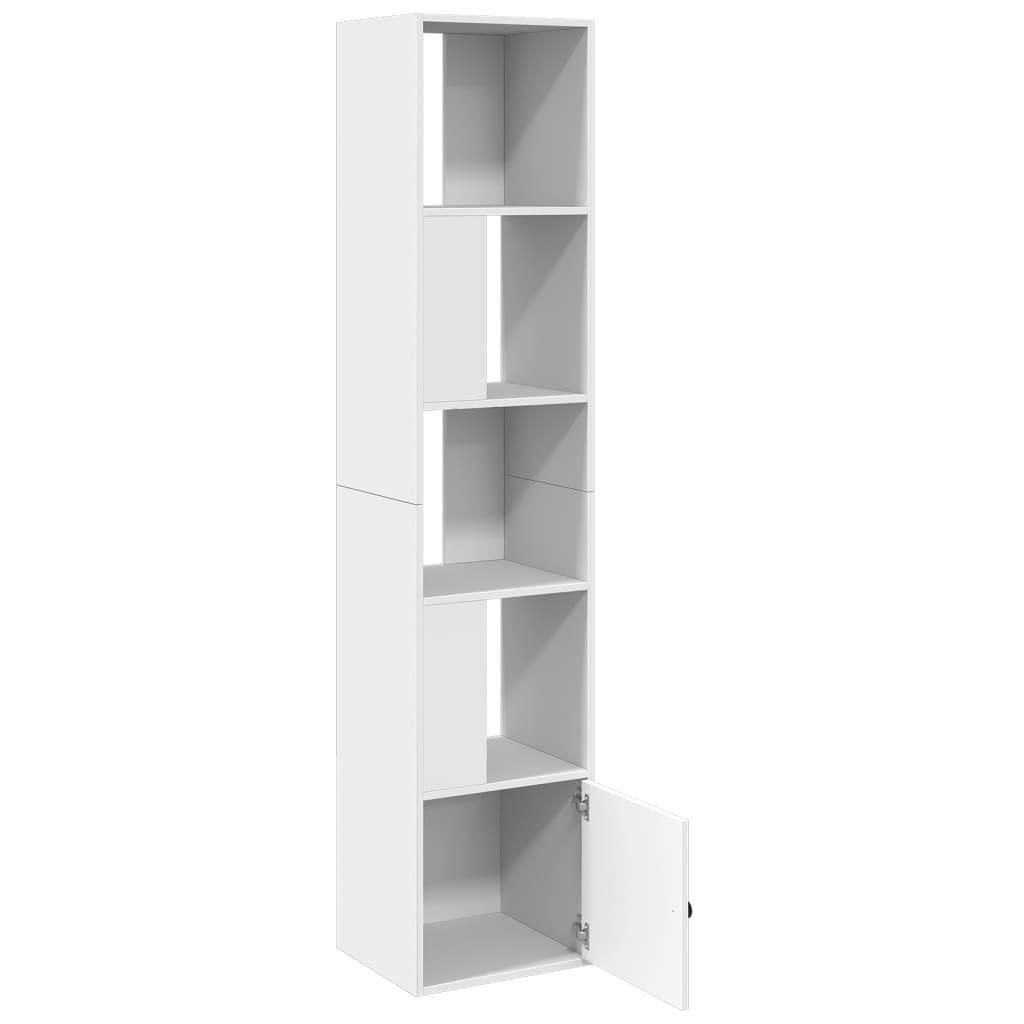 Libreria Bianca 40x36x189 cm in Legno Multistrato