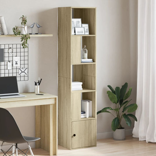 Libreria Rovere Sonoma 40x36x189 cm in Legno Multistrato