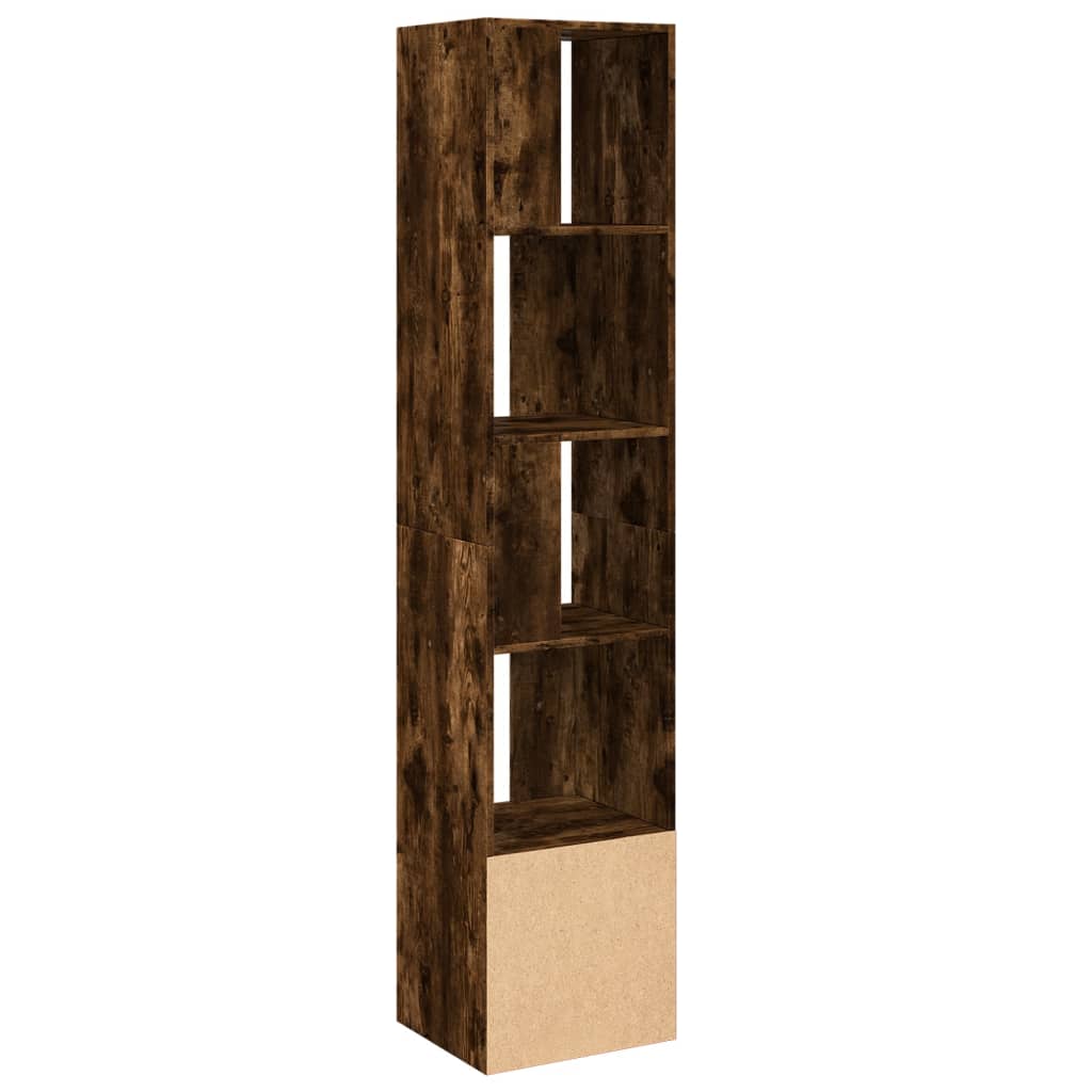 Libreria Rovere Fumo 40x36x189 cm in Legno Multistrato