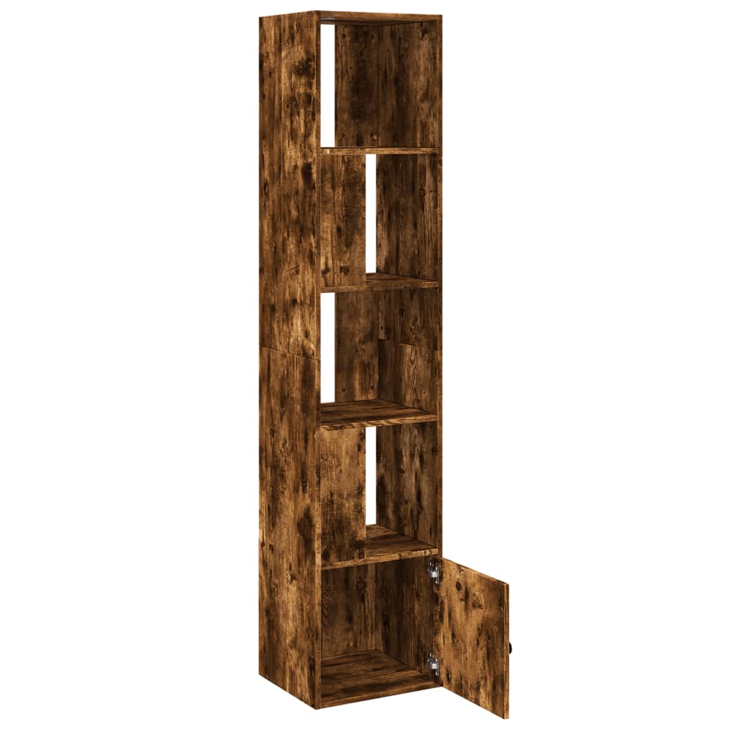 Libreria Rovere Fumo 40x36x189 cm in Legno Multistrato