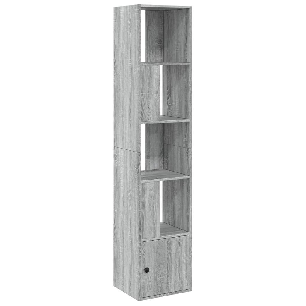 Libreria Grigio Sonoma 40x36x189 cm in Legno Multistrato