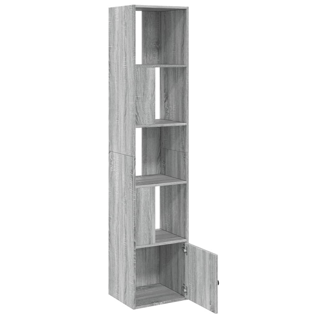 Libreria Grigio Sonoma 40x36x189 cm in Legno Multistrato