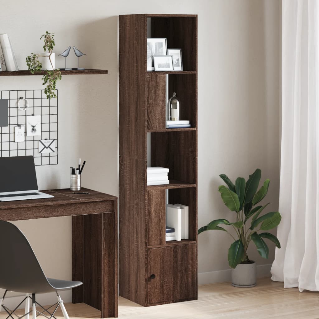 Libreria Rovere Marrone 40x36x189 cm in Legno Multistrato