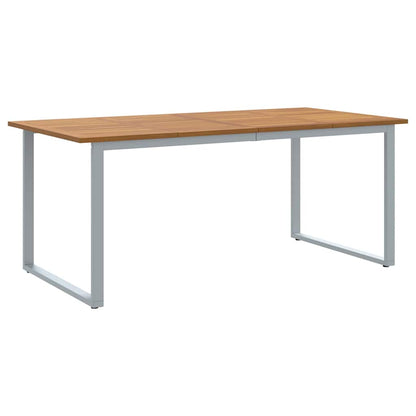 Set da Pranzo per Giardino 7 pcs Grigio | homemem39