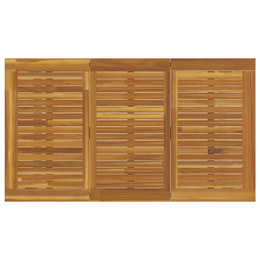 Set da Pranzo per Giardino 7 pcs Grigio