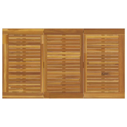 Set da Pranzo per Giardino 7 pcs Grigio