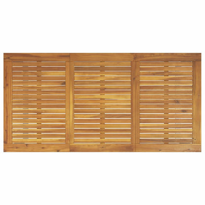 Set da Pranzo per Giardino 5 pcs Grigio