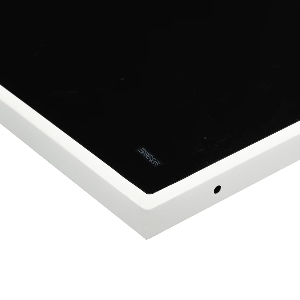 Set da Pranzo da Giardino 11 pz con Cuscini Bianco in Textilene - homemem39