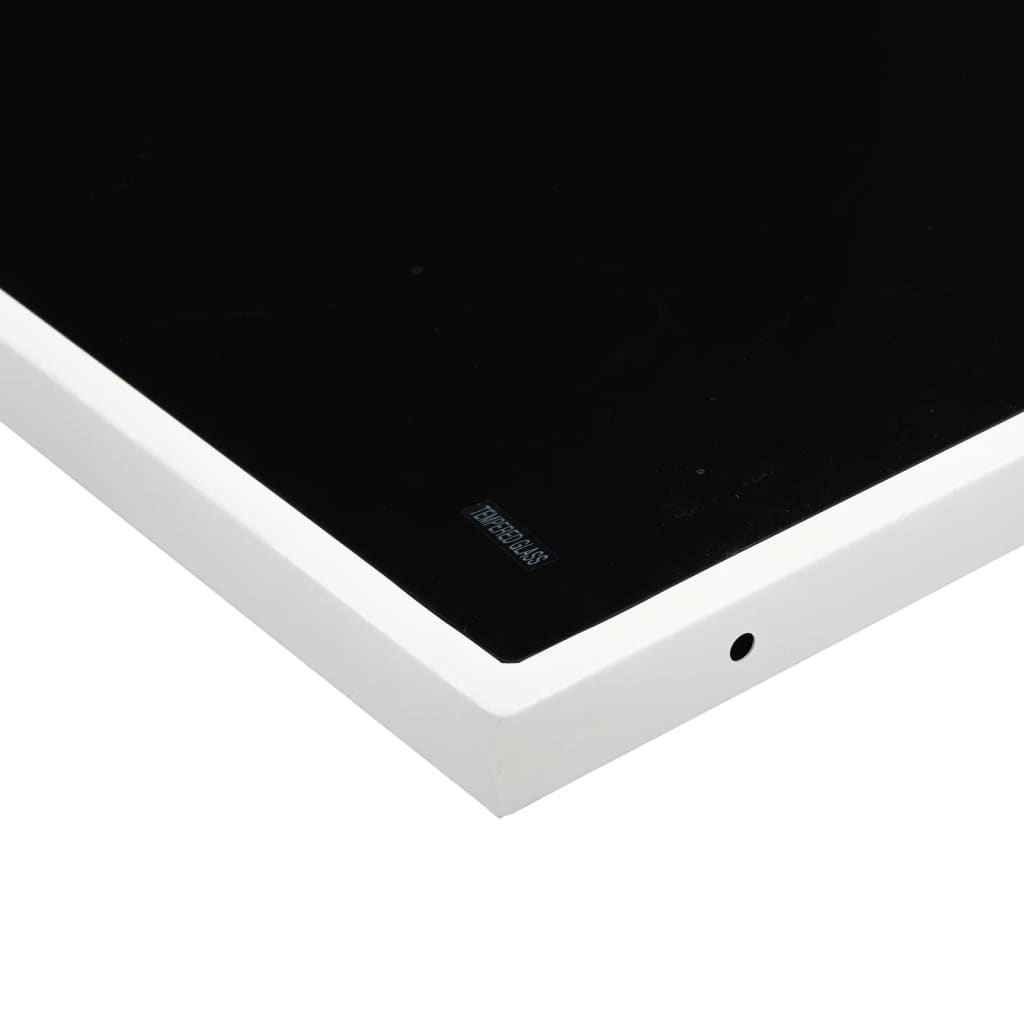 Set da Pranzo da Giardino 13 pz con Cuscini Bianco in Textilene - homemem39