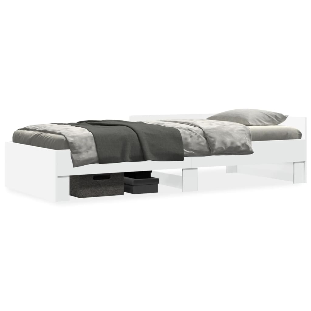 Giroletto Bianco 90x200 cm in Legno Multistrato | homemem39