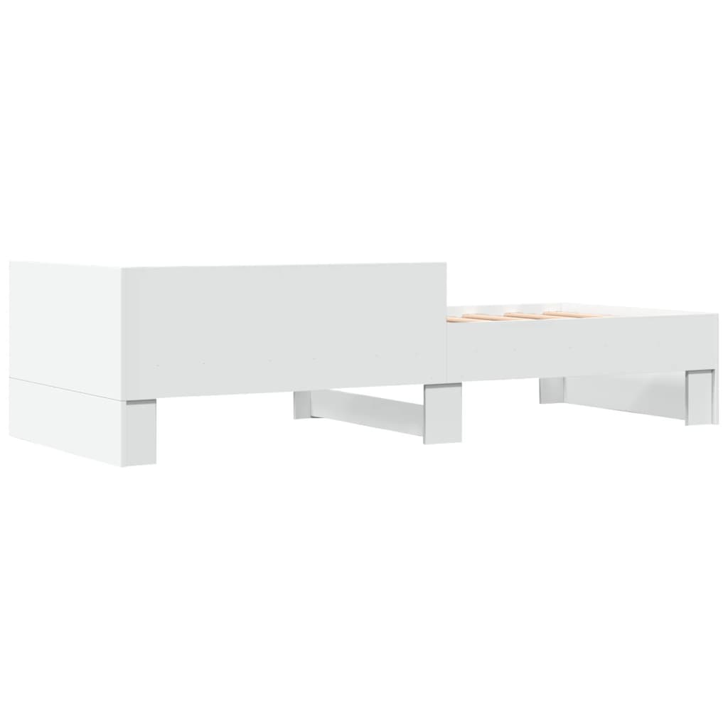 Giroletto Bianco 90x200 cm in Legno Multistrato | homemem39