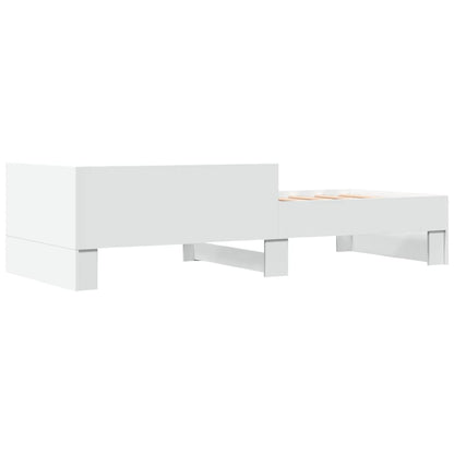 Giroletto Bianco 90x200 cm in Legno Multistrato | homemem39