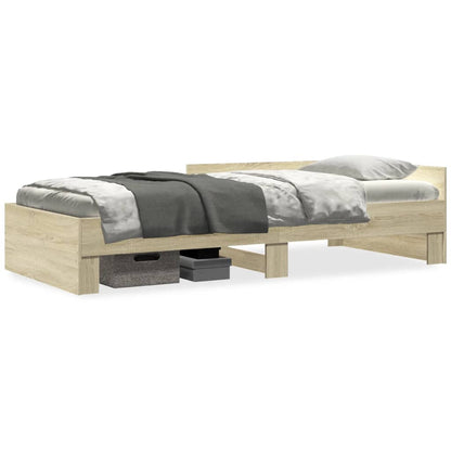 Giroletto senza Materasso Rovere Sonoma 90x200 cm in Truciolato | homemem39