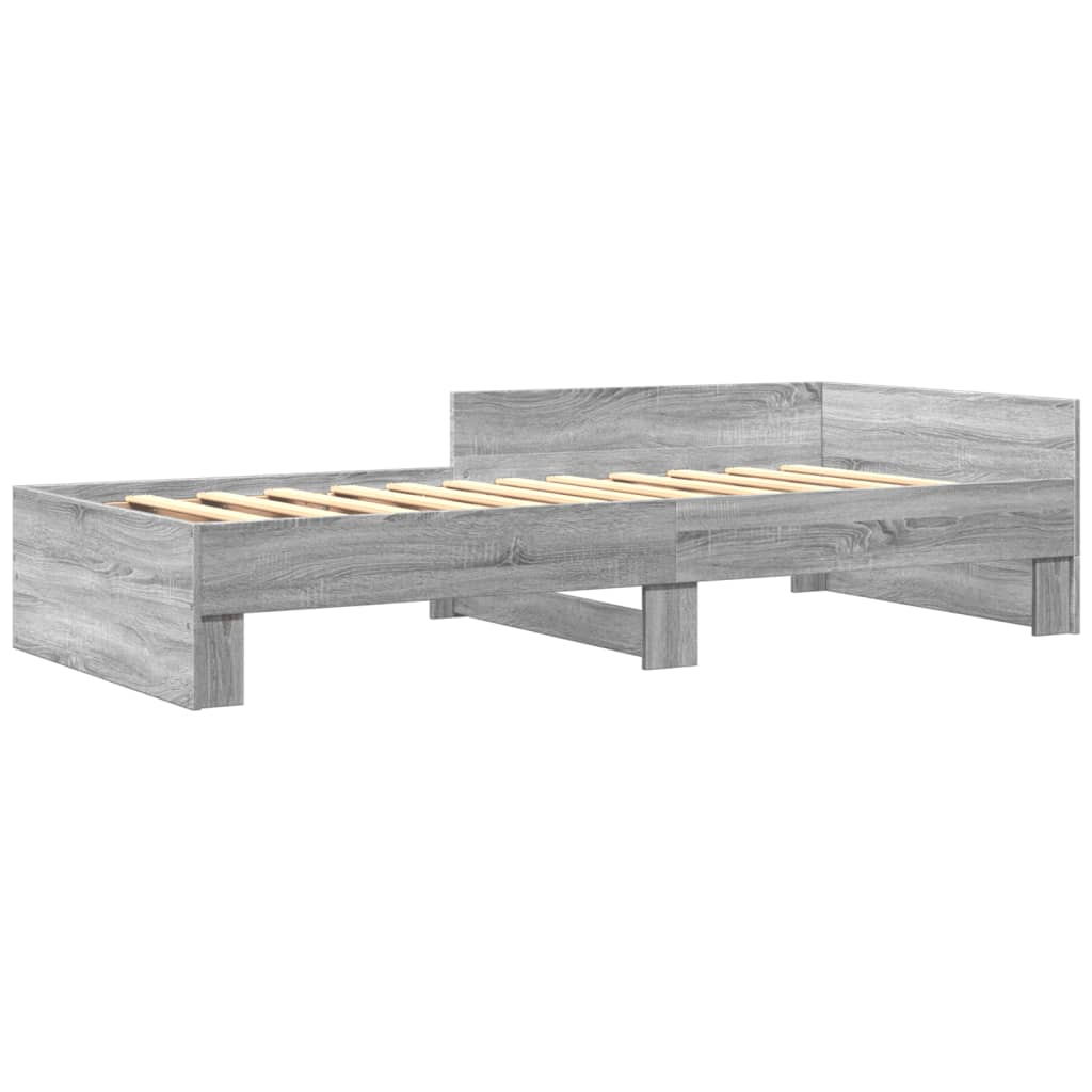 Giroletto Grigio Sonoma 90x200 cm in Legno Multistrato | homemem39