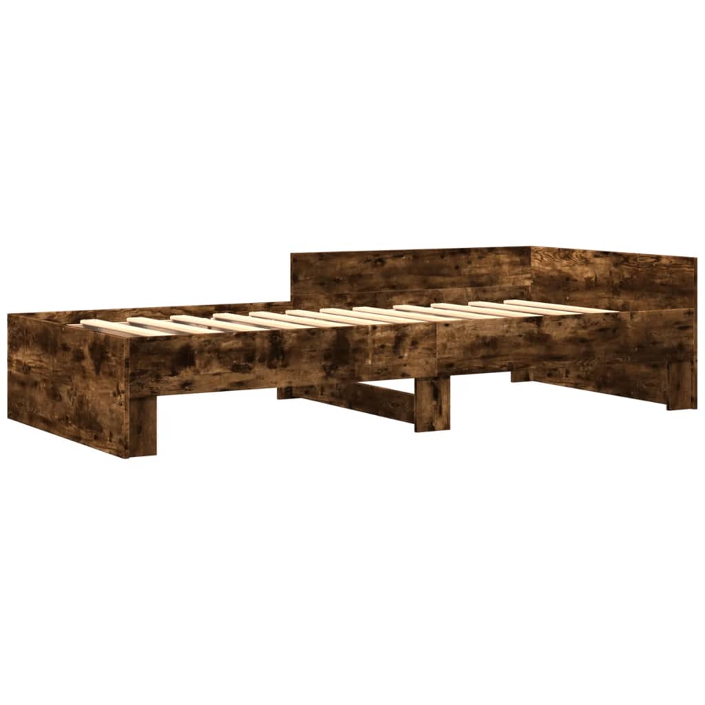 Giroletto senza Materasso Rovere Fumo 90x190 cm in Truciolato