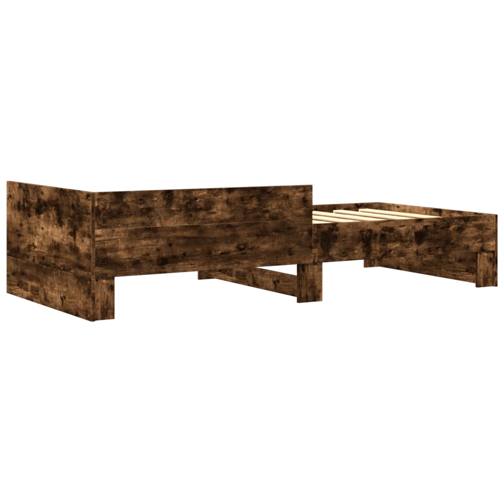 Giroletto senza Materasso Rovere Fumo 90x190 cm in Truciolato