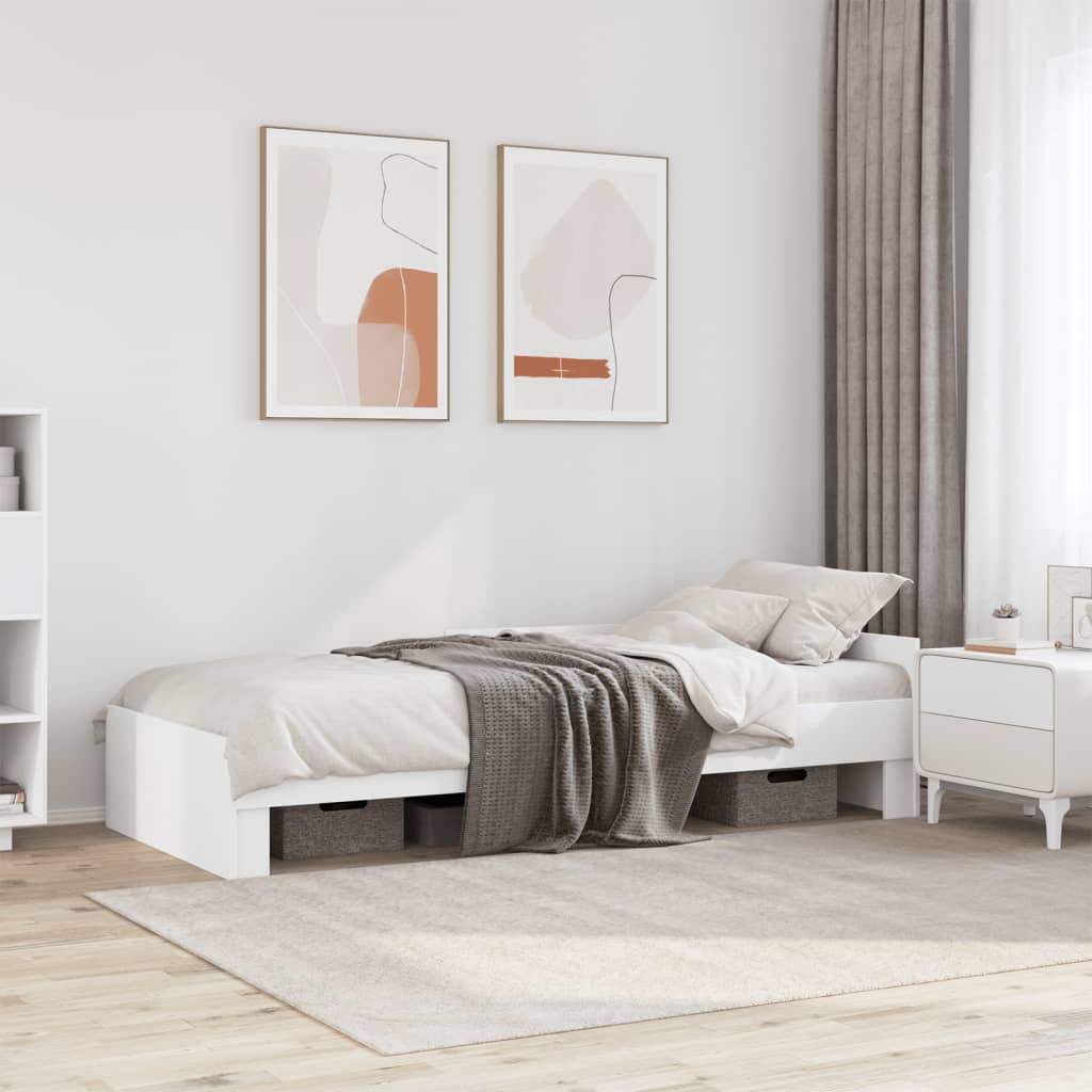Giroletto Bianco 75x190 cm in Legno Multistrato | homemem39