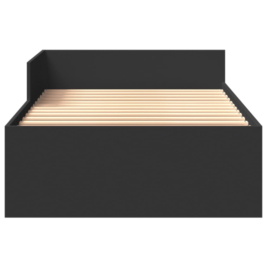 Giroletto Nero 75x190 cm in Legno Multistrato