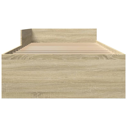 Giroletto senza Materasso Rovere Sonoma 75x190 cm in Truciolato