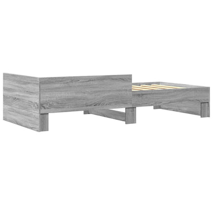 Giroletto Grigio Sonoma 75x190 cm in Legno Multistrato - homemem39