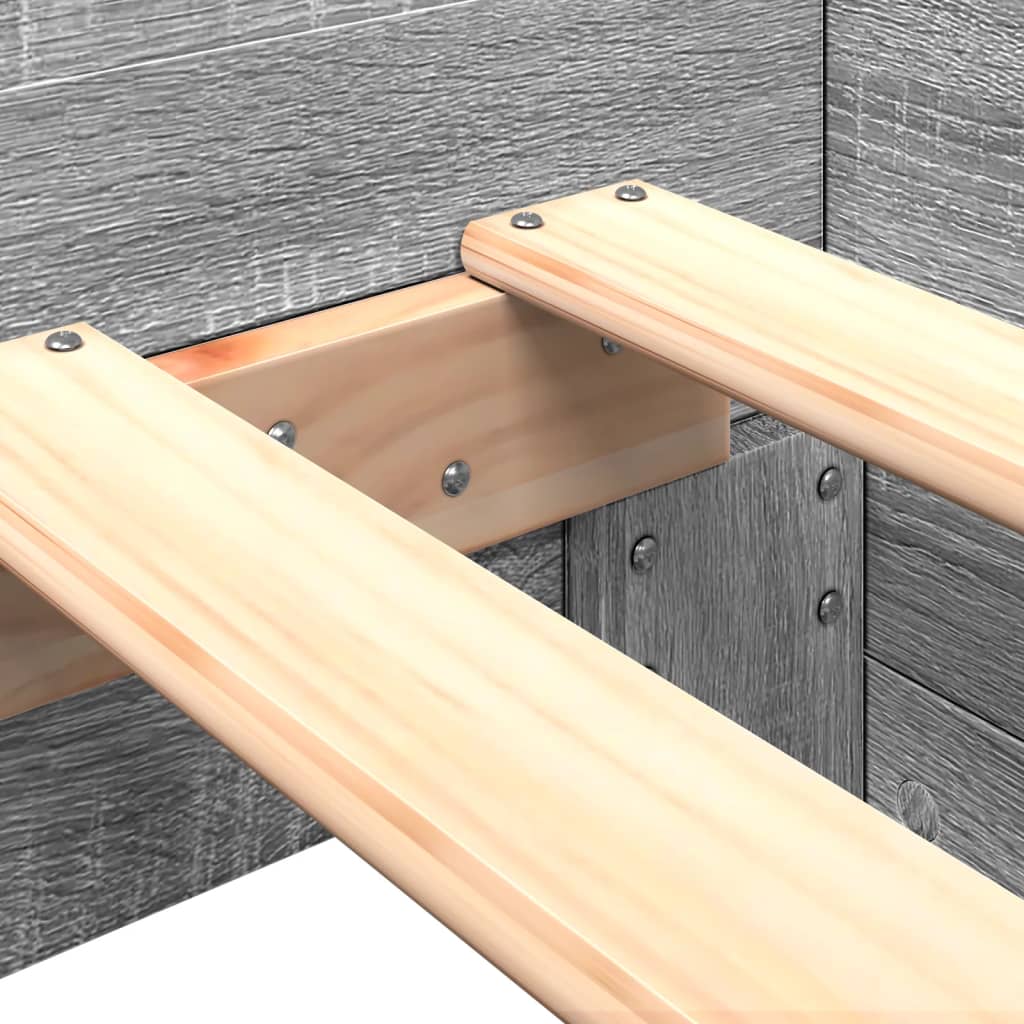 Giroletto Grigio Sonoma 75x190 cm in Legno Multistrato