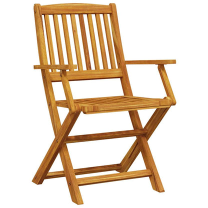 Set Bistrò Pieghevole 3pz in Legno Massello di Acacia | homemem39