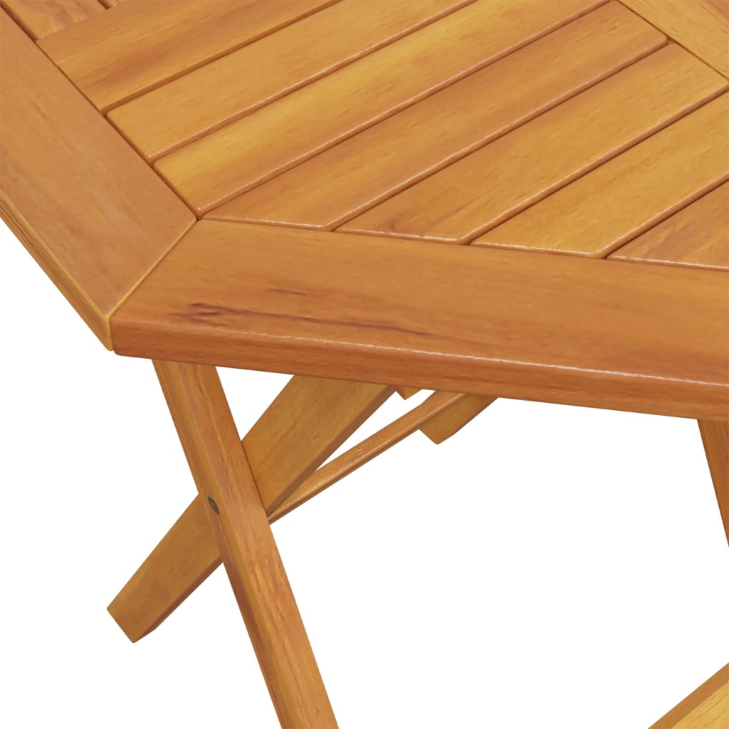 Set Bistrò Pieghevole 3pz in Legno Massello di Acacia | homemem39