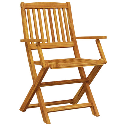 Set Bistrò Pieghevole 3pz in Legno Massello di Acacia | homemem39
