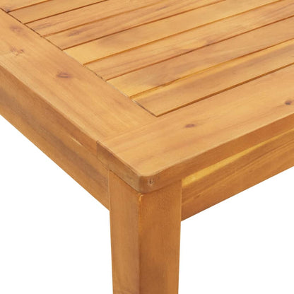 Set da Pranzo per Giardino 5 pz in Legno Massello di Acacia | homemem39