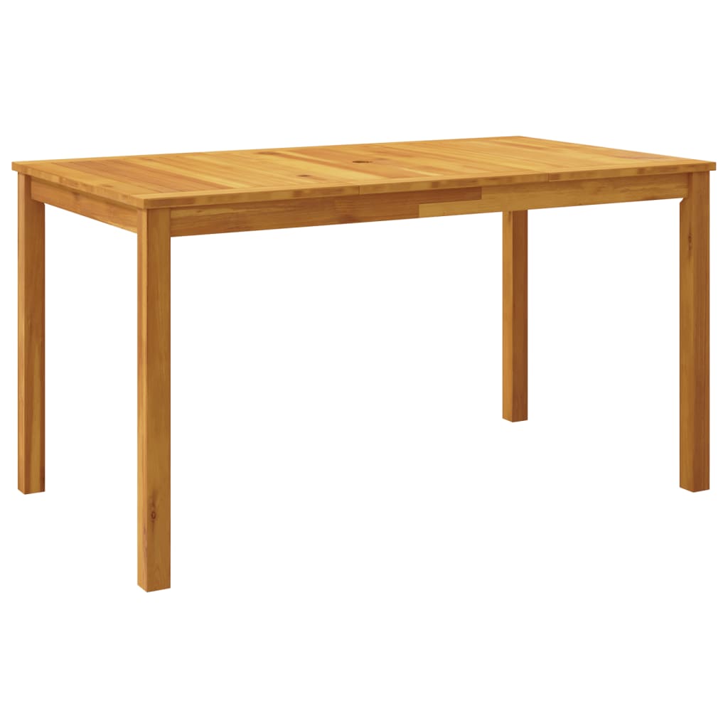 Set da Pranzo per Giardino 5 pz 140x80x74 cm in Legno Massello di Acacia | homemem39