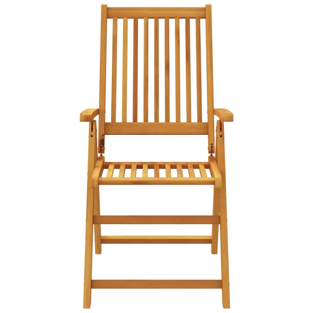 Set da Pranzo per Giardino 5 pz 140x80x74 cm in Legno Massello di Acacia | homemem39