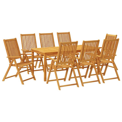 Set da Pranzo da Giardino 9 pz 180x90x75 cm