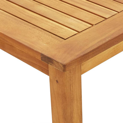 Set da Pranzo per Giardino 3 pz 85x85x74 cm