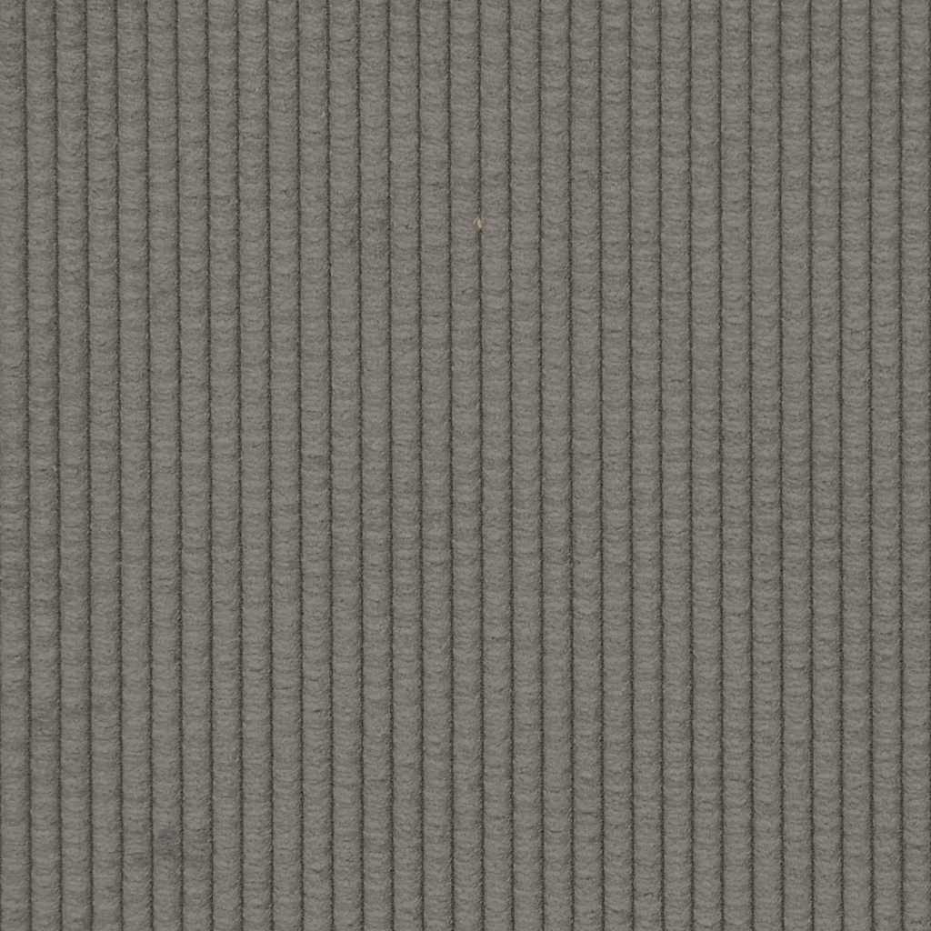 Sdraio con Cuscino Destro in Velluto a Coste Grigio Chiaro - homemem39