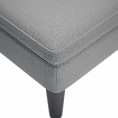 Sdraio con Cuscino e Bracciolo Destro in Tessuto Grigio Chiaro - homemem39