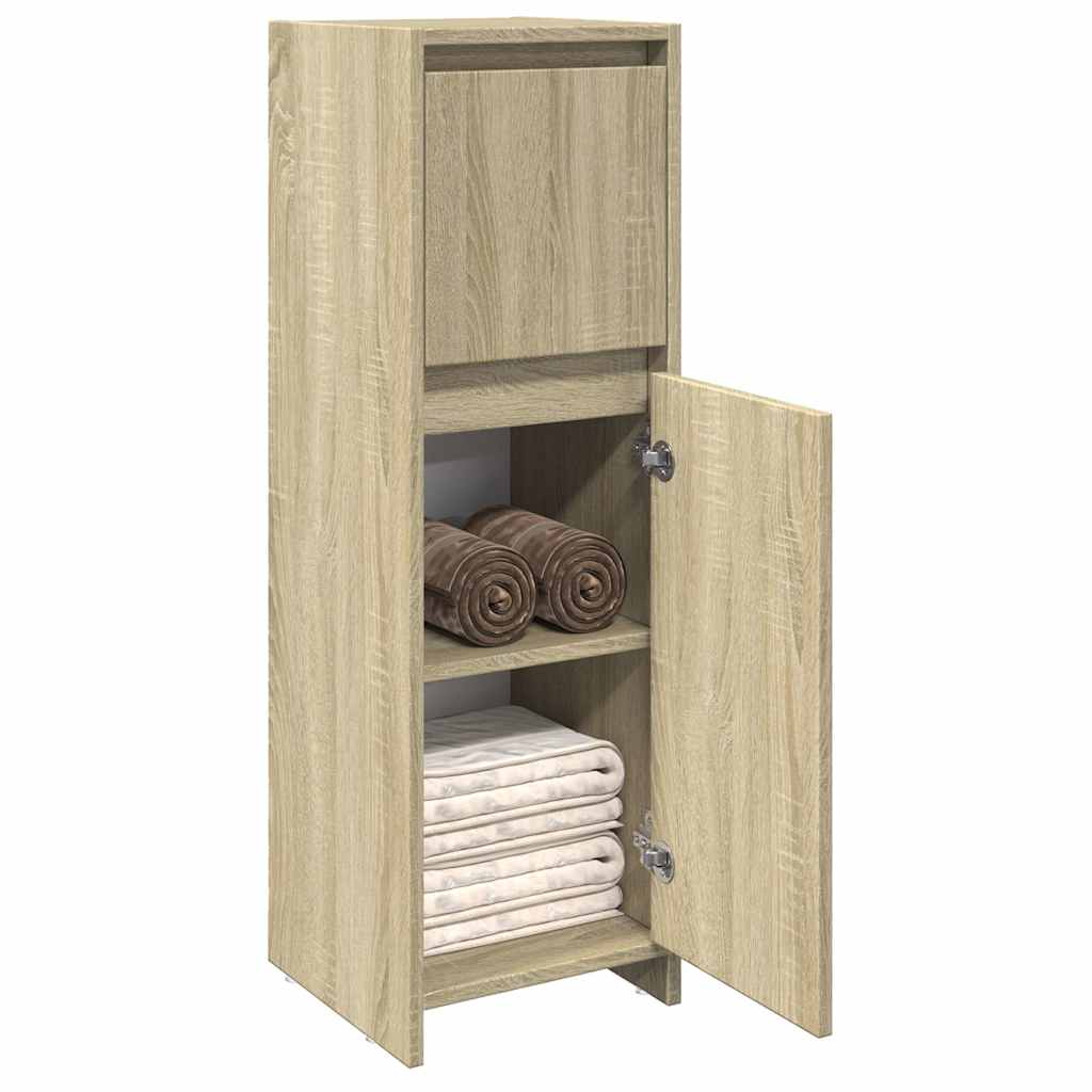 Mobile da Bagno Rovere Sonoma 30x30x95 cm in Legno Multistrato | homemem39