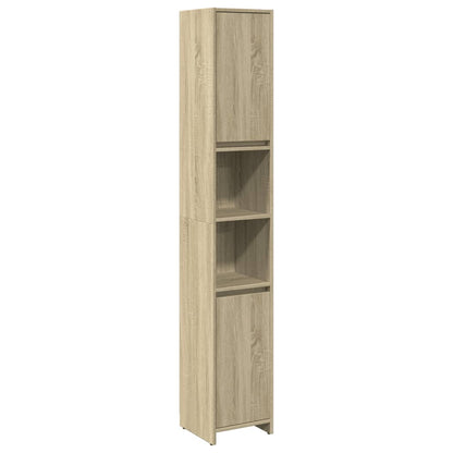 Mobile da Bagno Rovere Sonoma 30x30x183,5 cm Legno Multistrato | homemem39