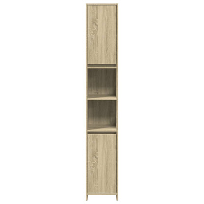Mobile da Bagno Rovere Sonoma 30x30x183,5 cm Legno Multistrato