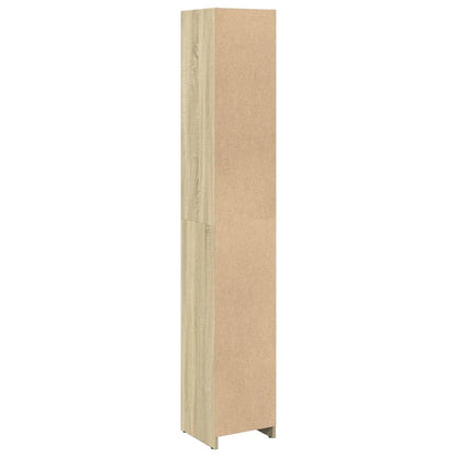 Mobile da Bagno Rovere Sonoma 30x30x183,5 cm Legno Multistrato | homemem39