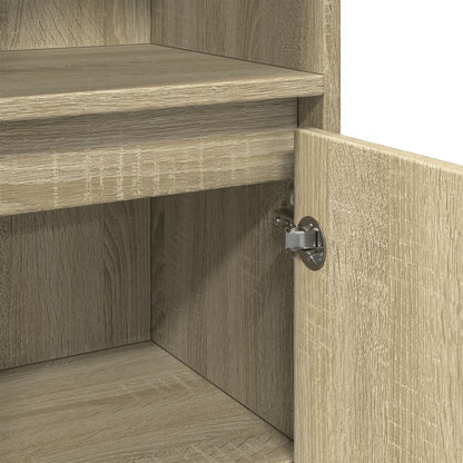 Mobile da Bagno Rovere Sonoma 30x30x183,5 cm Legno Multistrato